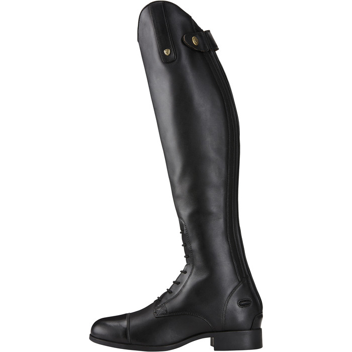 Ariat Womens Heritage Contour II Field Zip Long Riding Boots Black